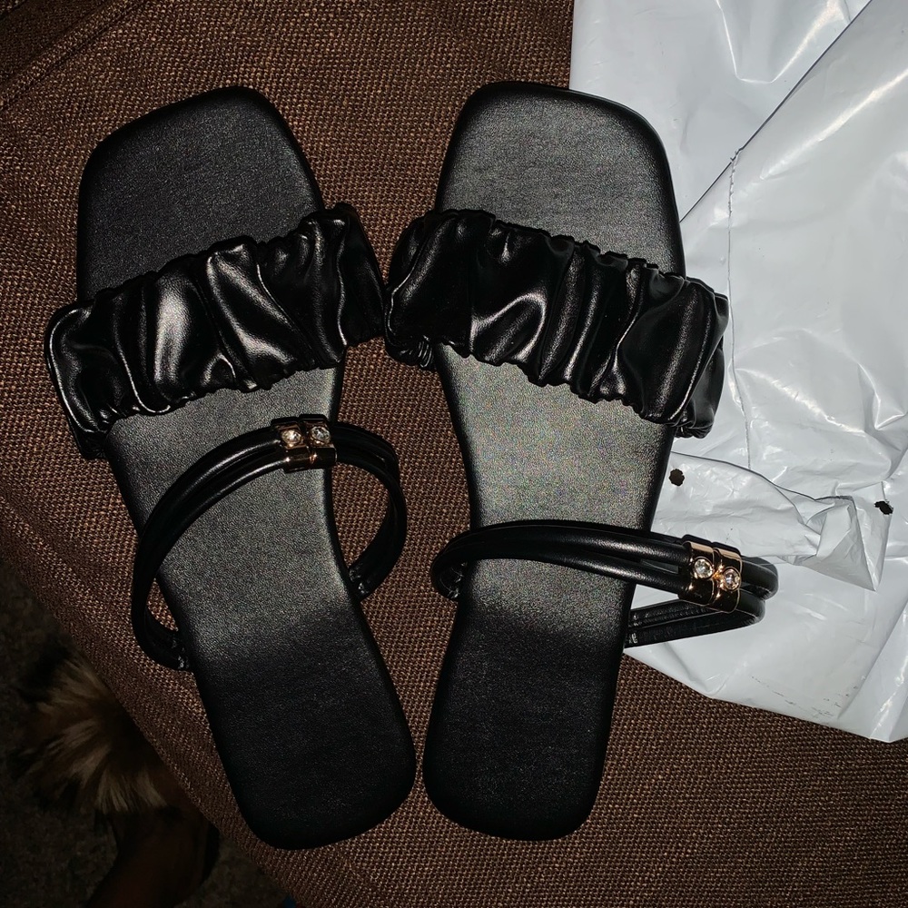 Black Sandals/ Slides